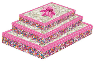 Birthday Cake Stackable Gift Boxes - Lemon And Lavender Toronto
