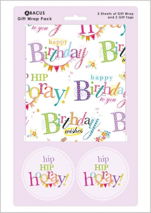 Birthday Gift Wrap Pack - Lemon And Lavender Toronto