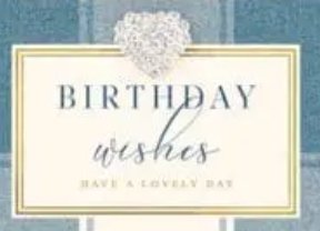 Birthday Wishes Birthday Card - Lemon And Lavender Toronto