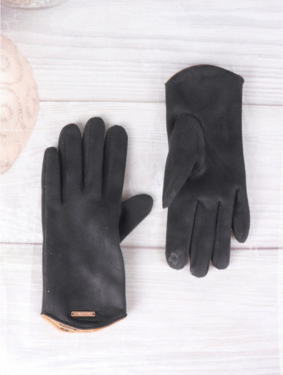 Black Fashion Touch Screen Gloves - Lemon And Lavender Toronto