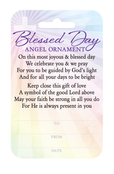 Blessed Day Angel Ornament - Lemon And Lavender Toronto