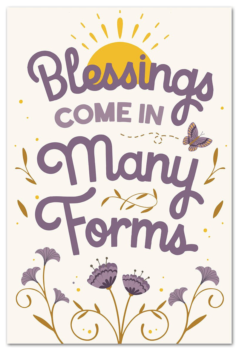 Blessings Come In Many Forms Card - Lemon And Lavender Toronto