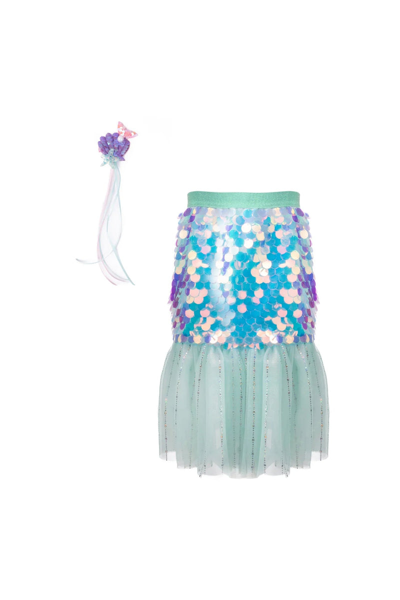 Bling Bling Mermaid Skirt & Hairclip Set - Lemon And Lavender Toronto