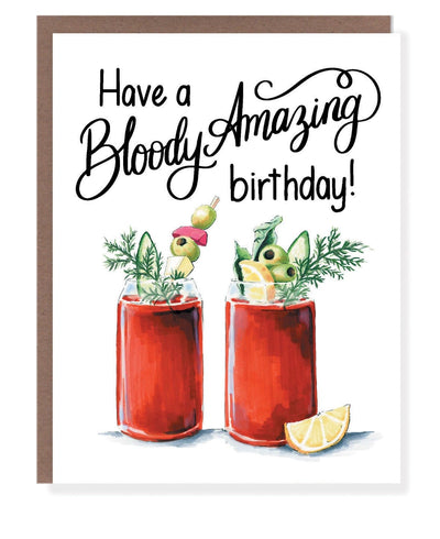 Bloody Mary Card - Lemon And Lavender Toronto