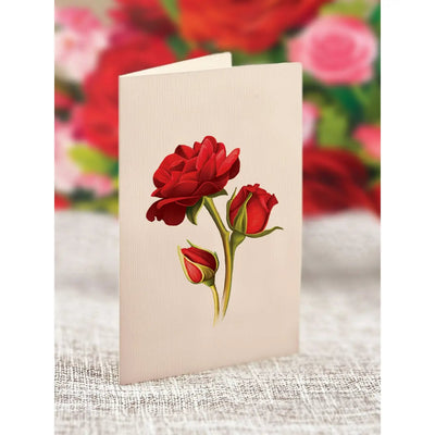 Blooming Roses Pop - up Greeting Card - Lemon And Lavender Toronto