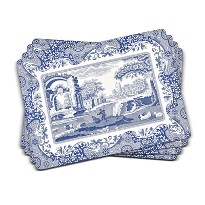 Blue Italian - Set of 4 Placemats Spode - Lemon And Lavender Toronto