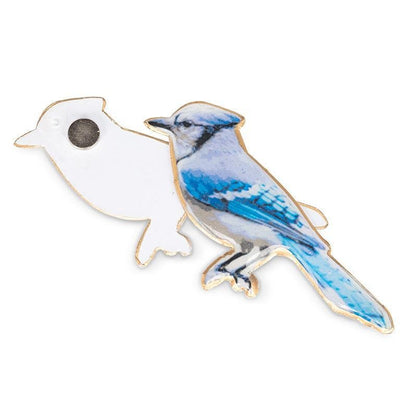 Blue Jay Two - Sided Magnet - Lemon And Lavender Toronto