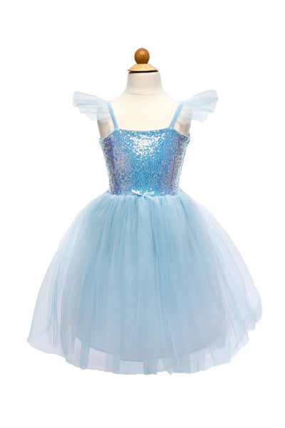 Blue Sequins Princess Dress - Lemon And Lavender Toronto