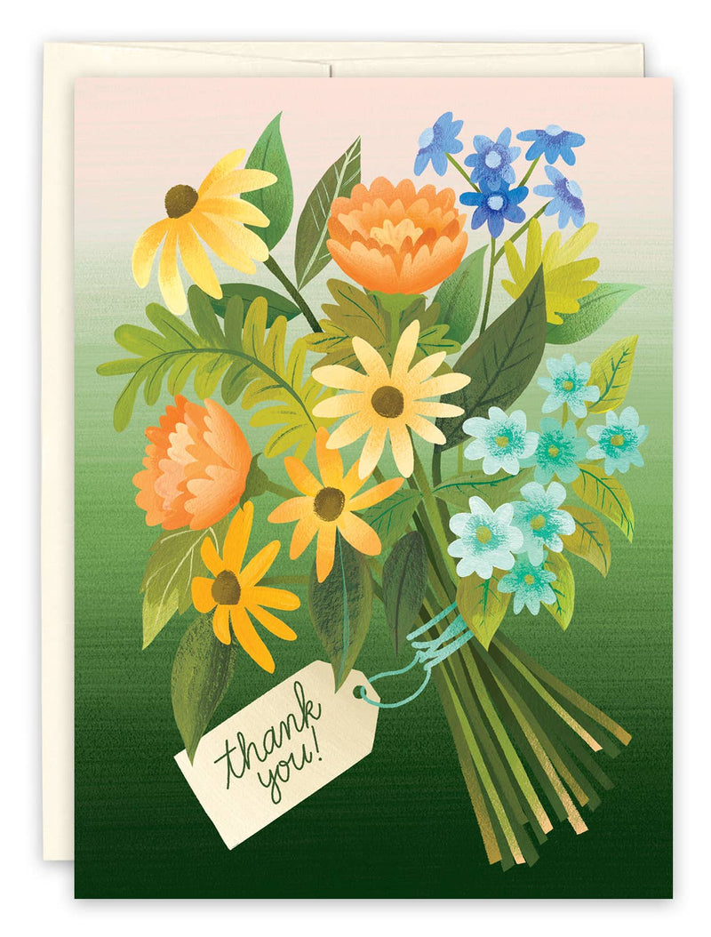 Bouquet Thank You Card - Lemon And Lavender Toronto