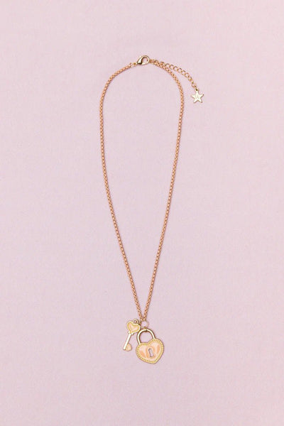 Boutique Chic Love Unlocked Necklace - Lemon And Lavender Toronto