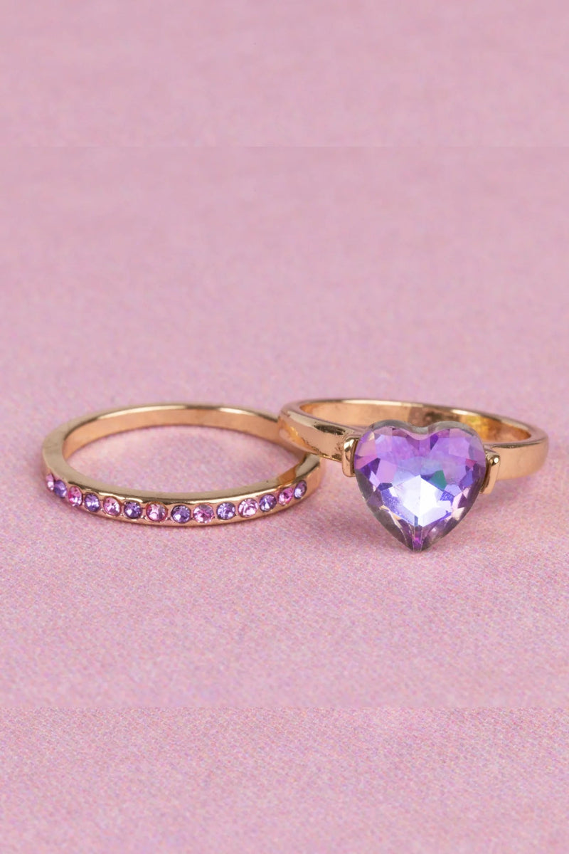 Boutique Chic Precious Purple Ring - Lemon And Lavender Toronto