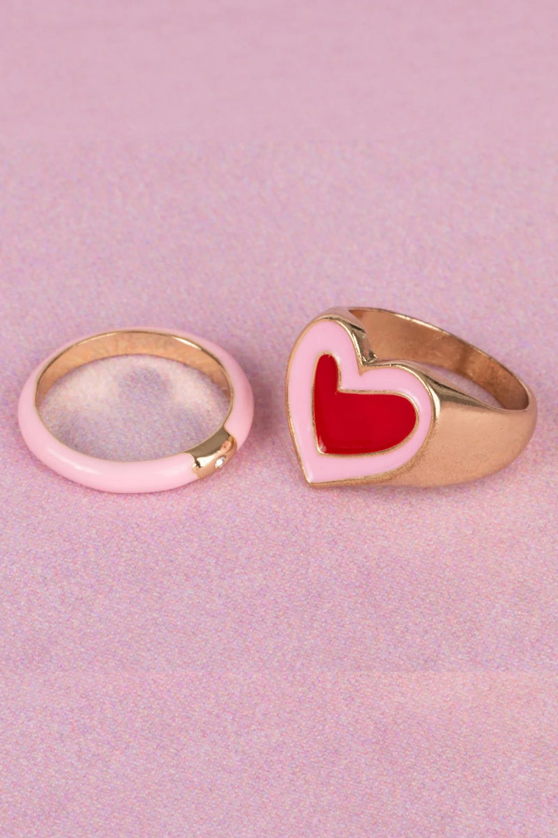 Boutique Chic Tickled Pink Rings - Lemon And Lavender Toronto