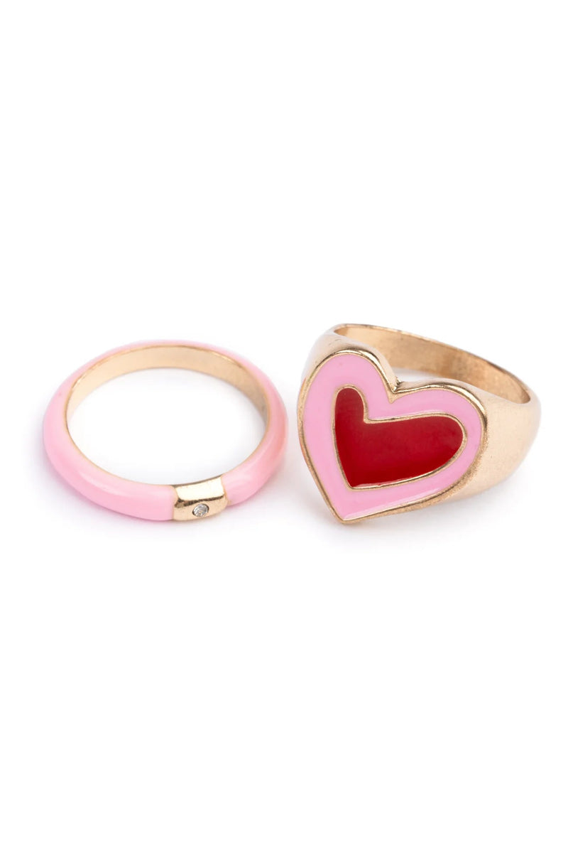 Boutique Chic Tickled Pink Rings - Lemon And Lavender Toronto