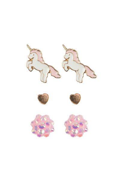 Boutique Unicorn Studded Earrings - Lemon And Lavender Toronto