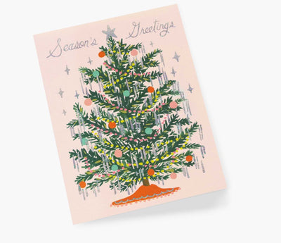 Box Set Tinsel Tree Christmas Cards - Lemon And Lavender Toronto