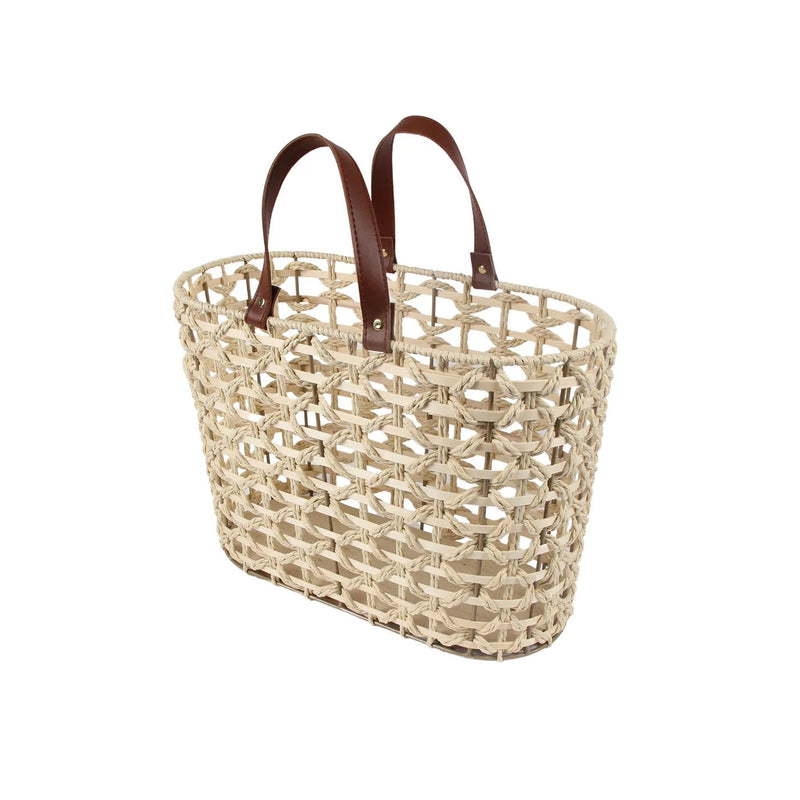 Breeze Woven Totes With Straps S/2 Natural - Lemon And Lavender Toronto