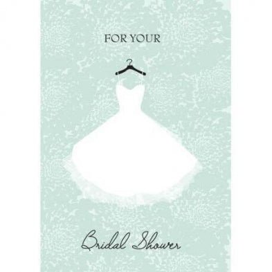 Bridal Shower Dress Card - Lemon And Lavender Toronto