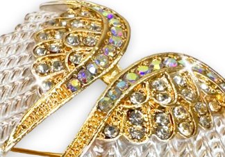 Brooch Angel Wings in Gold & Silver - Lemon And Lavender Toronto