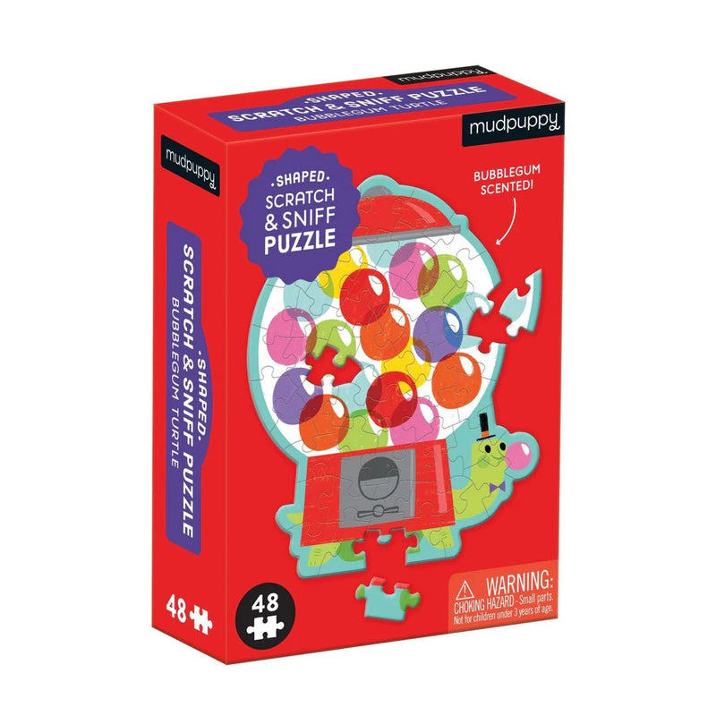 Bubblegum Turtle Scratch and Sniff Shaped Mini Puzzle - Lemon And Lavender Toronto