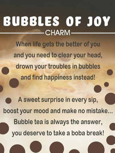 Bubbles of Joy Charm - Lemon And Lavender Toronto