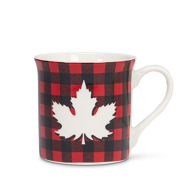 Buffalo Check Leaf Mug - Lemon And Lavender Toronto