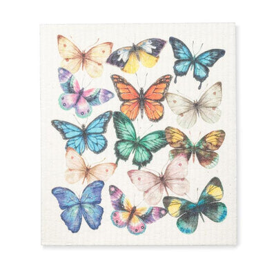 Butterflies Dishcloth - Lemon And Lavender Toronto