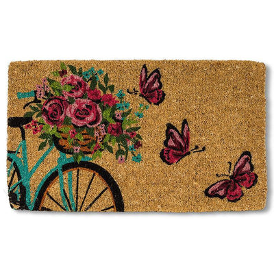Butterfly & Bike Doormat - Lemon And Lavender Toronto
