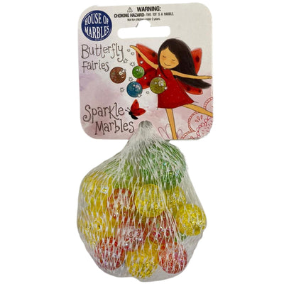 Butterfly Fairy Net Bag of Marbles - Lemon And Lavender Toronto