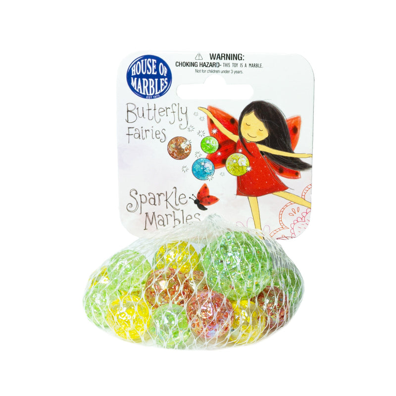 Butterfly Fairy Net Bag of Marbles - Lemon And Lavender Toronto