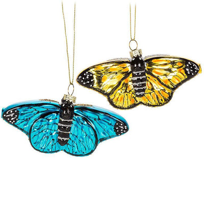 Butterfly Glass Ornament - Lemon And Lavender Toronto