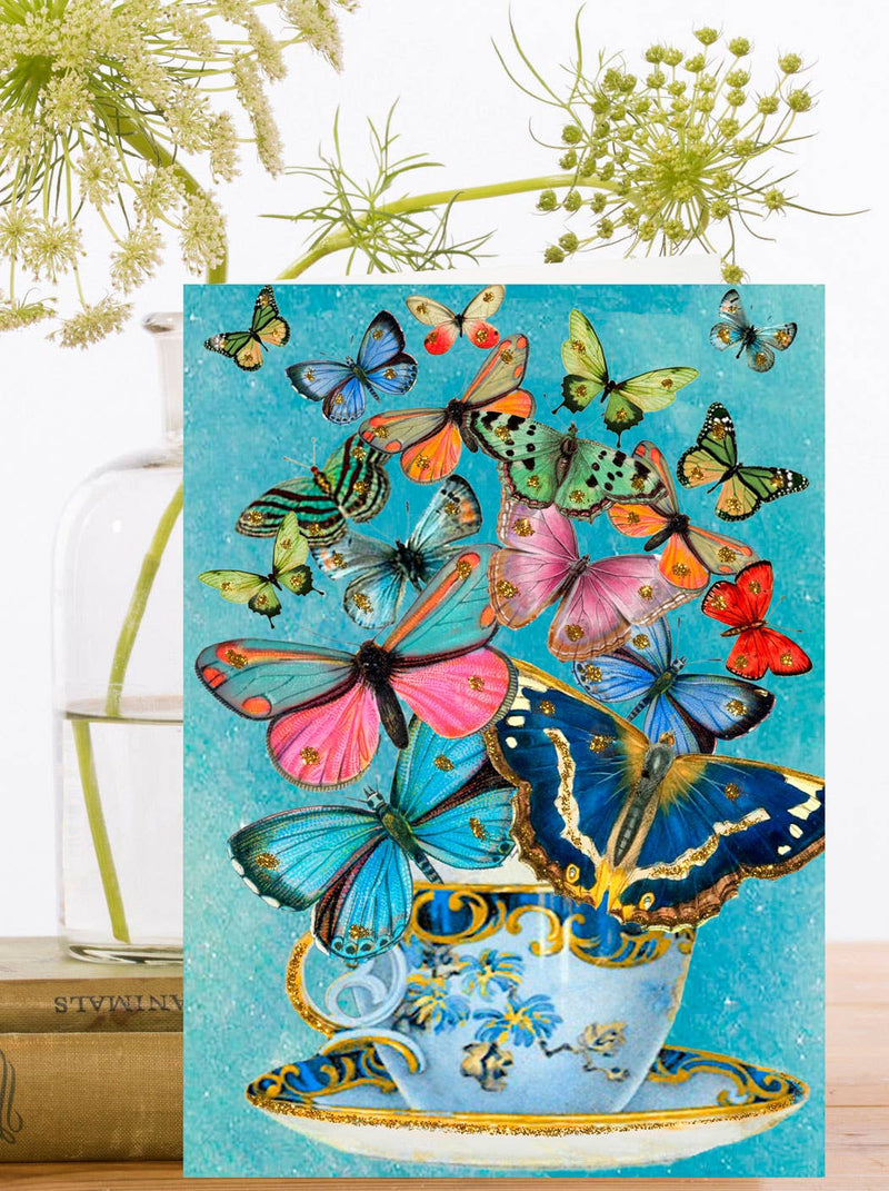 Butterfly Parade Card - Lemon And Lavender Toronto