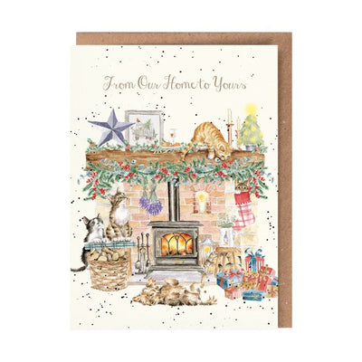 By the Fireside Christmas Card - Lemon And Lavender Toronto