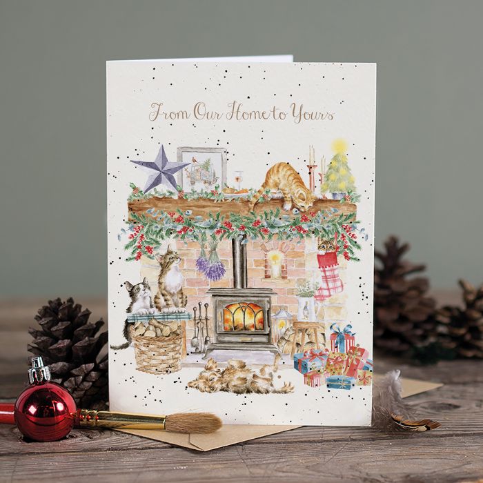 By the Fireside Christmas Card - Lemon And Lavender Toronto