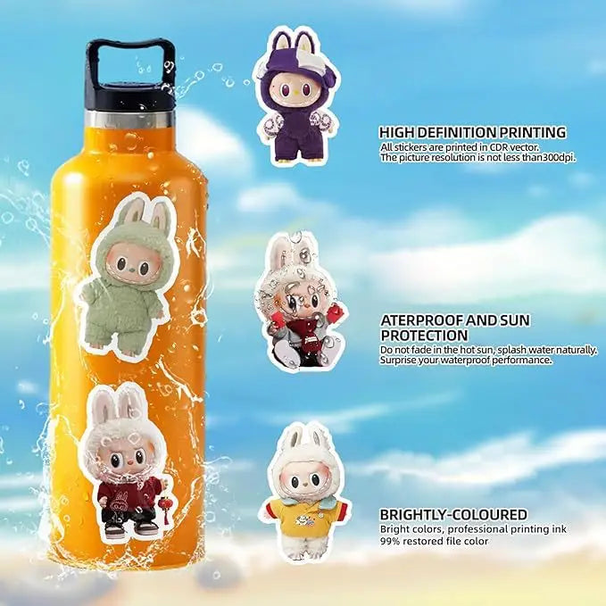 Labubu Cartoon Cute Deco Sticker - Sold Individually