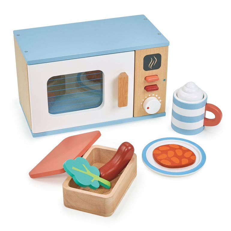 Wooden Toy Microwave - Montessori