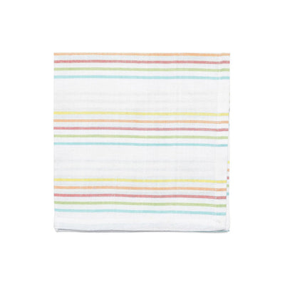 Cabana Stripe Napkin Set of 4 - Lemon And Lavender Toronto