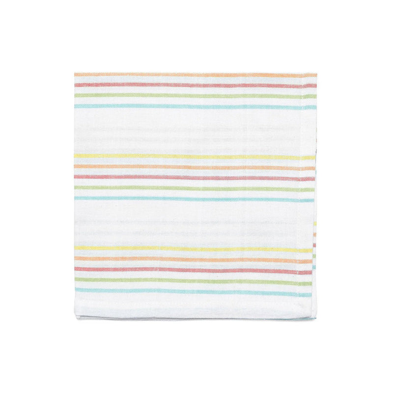 Cabana Stripe Napkin Set of 4 - Lemon And Lavender Toronto