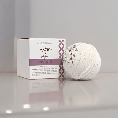 Calm Bath Bomb - Vegan & Canadian - Lemon And Lavender Toronto