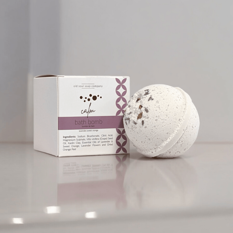 Calm Bath Bomb - Vegan & Canadian - Lemon And Lavender Toronto