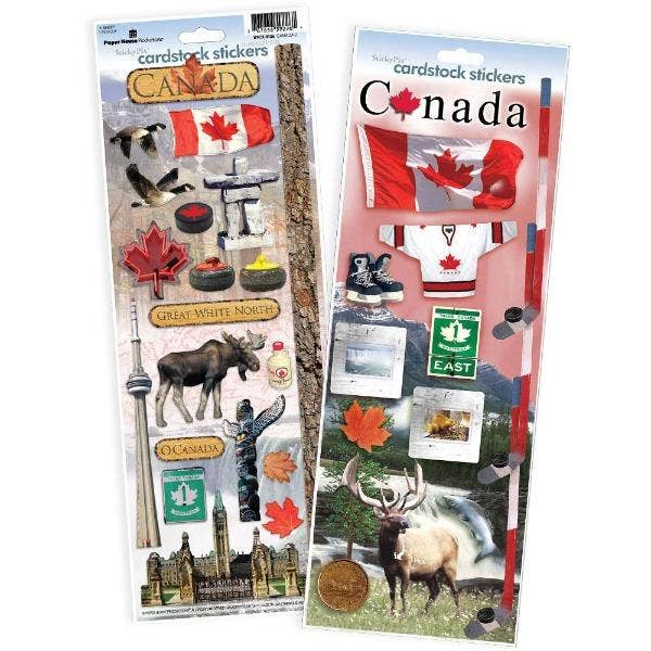 Canada Cardstock Sticker 2pk - Lemon And Lavender Toronto