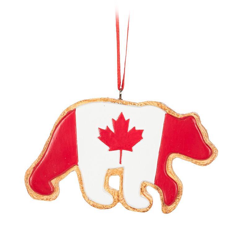 Canada Flag Animal Cookies Ornament - Lemon And Lavender Toronto