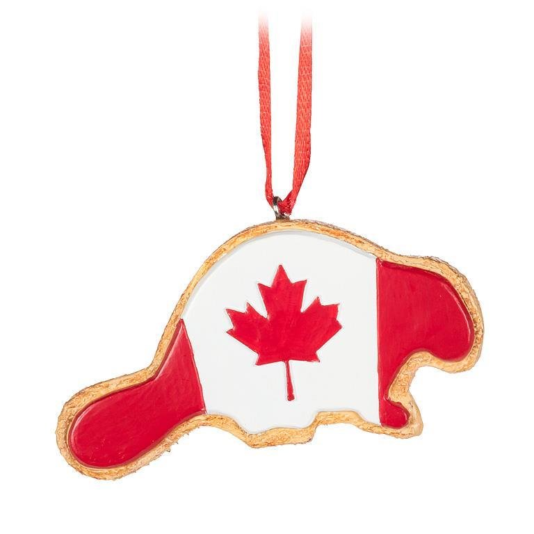 Canada Flag Animal Cookies Ornament - Lemon And Lavender Toronto