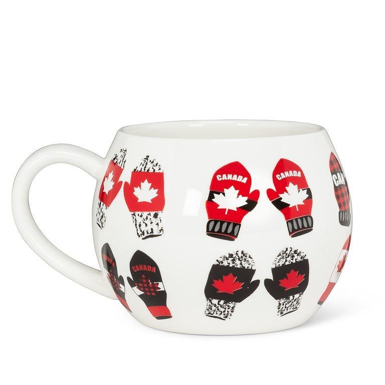 Canada Mittens Ball Mug - Lemon And Lavender Toronto