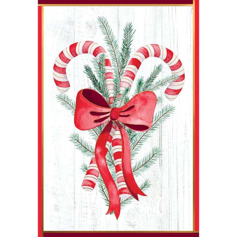 Candy Cane Christmas Card - Lemon And Lavender Toronto