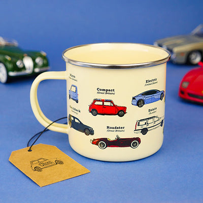 Car Enamel Mug