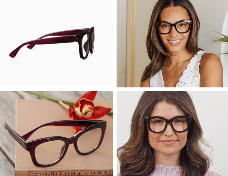 Center Stage ( Dark Cherry) Reading Glasses - Peepers - Lemon And Lavender Toronto