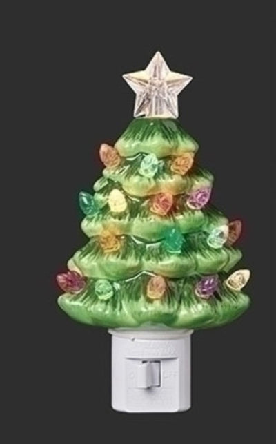 Ceramic Christmas Tree Nightlight - Lemon And Lavender Toronto