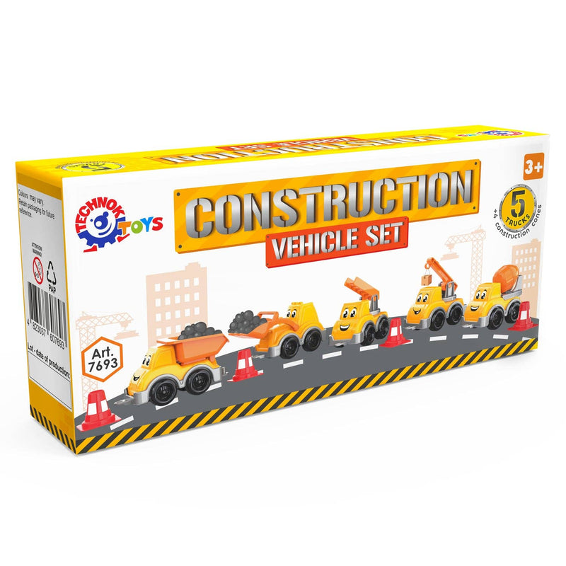 Assorted Construction Truck Toys - Made in Ukraine