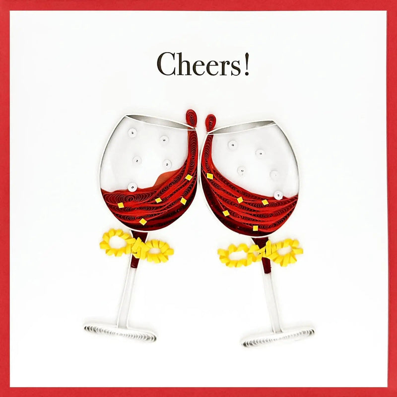 Cheers Quilling Card - Lemon And Lavender Toronto