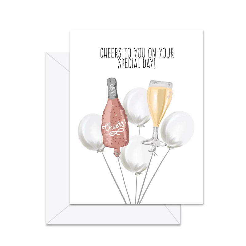 Cheers To You On Your Special Day! - Greeting Card - Lemon And Lavender Toronto